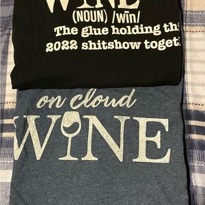 Graphic Wine-Themed T-Shirts
